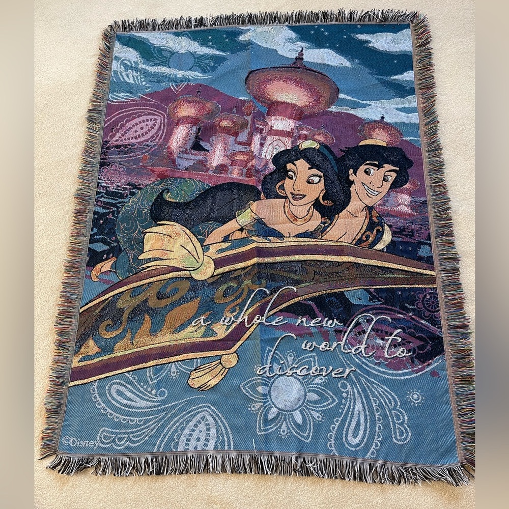 Disney Aladdin throw blanket